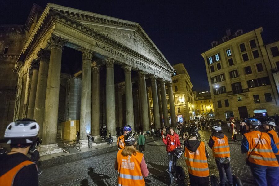 Rome: Night Segway Tour - Largo di Torre Argentina and the Temple of Hadrian