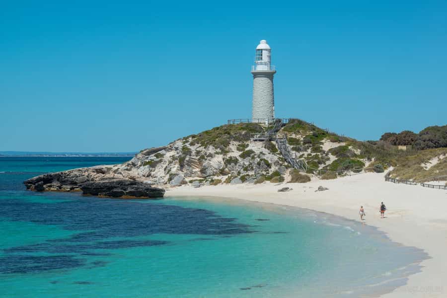 Rottnest Island Segway 1-Hour Settlement Tour - Riding toward Bickley Bay