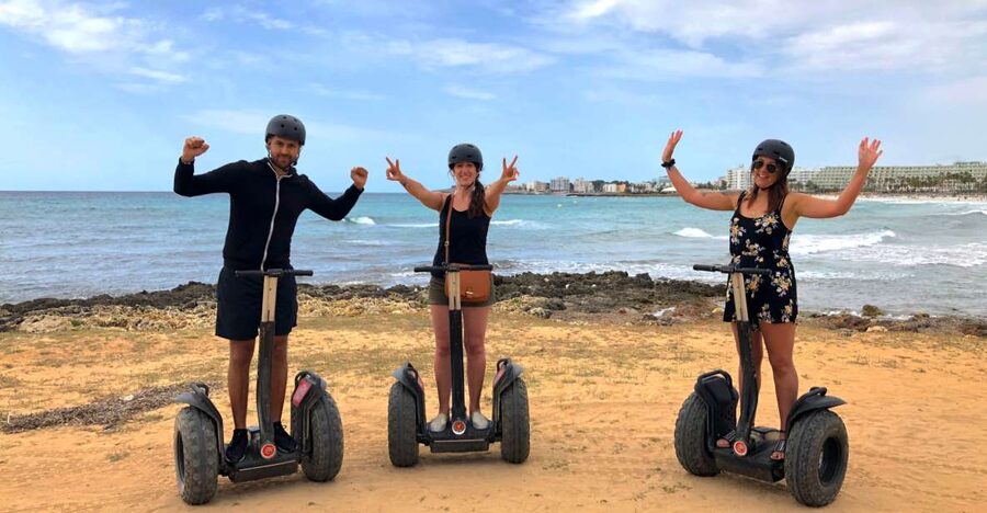 Sa Coma: Off-Road Segway Tour to Castell Punta de n'Amer - Getting comfortable on the X2 Segway