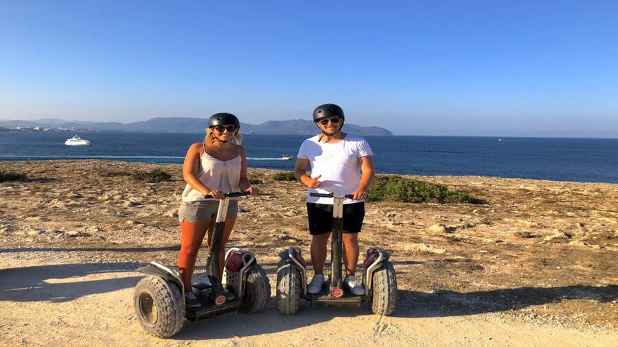 Sa Coma: Off-Road Segway Tour to Castell Punta de n'Amer - Along the Sa Coma promenade