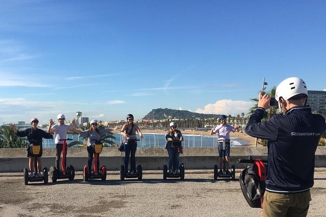 Sagrada Familia Segway Tour - Learning to ride at Carrer de Rull