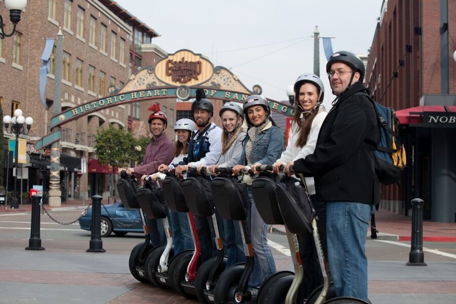 San Diego: Segway Tour of the Gaslamp District - Getting comfortable on the Segway