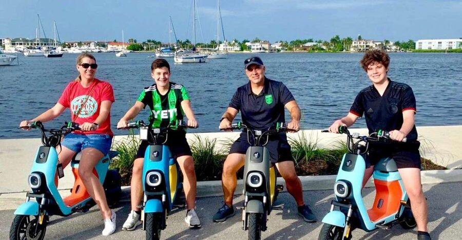 Segway Electric Moped Tour - Fun Activity Downtown Naples - Crayton Cove and the first look at Naples Bay