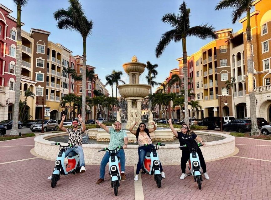 Segway Electric Moped Tour - Fun Activity Downtown Naples - Starting at Tin City and heading toward Naples Bay