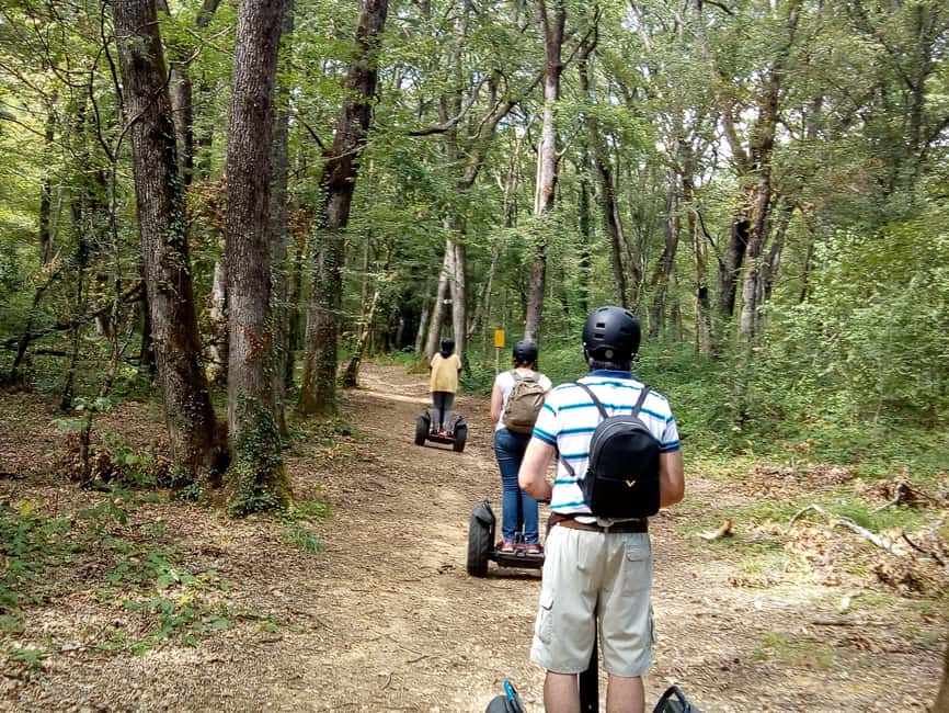 Segway hike 2h00 Aix les Bains between lake and forest - How this compares with a normal city tour