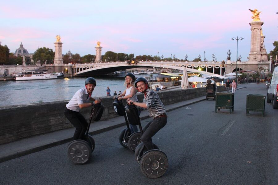 Segway private tour Lights of Paris - Grand Palais and Petit Palais after sunset