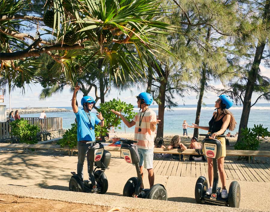 Segway Saint Pierre Town Tour Reunion Island - A Half-Hour Along Petit Boulevard de La Plage