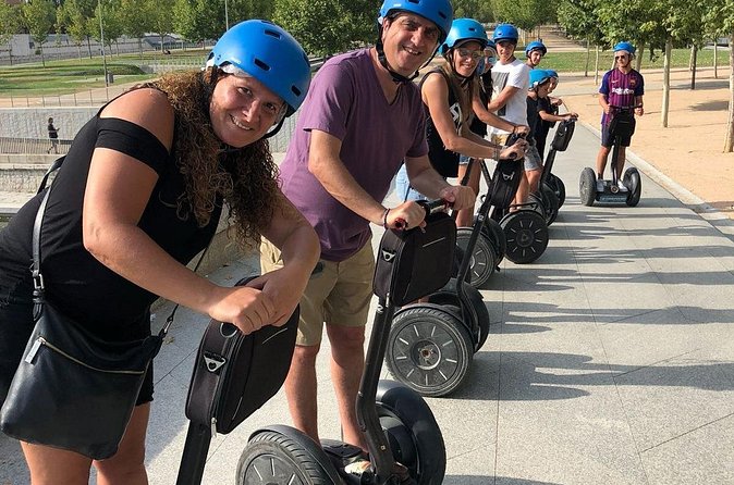 Segway tour in the green area: Madrid Río - The return past Virgen del Puerto Church