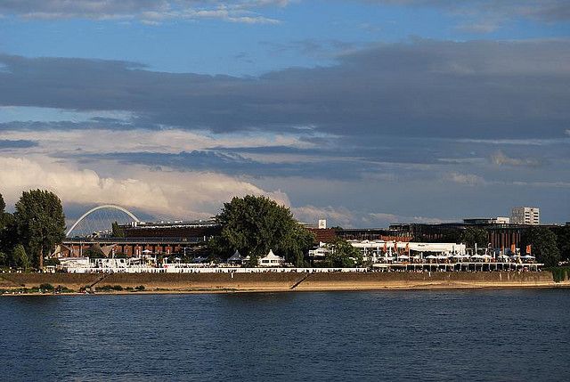 Segway Tour of Mannheim: Rhein, Waldpark, and Lindenhof - Riding toward the Rhine and Rheinterrassen