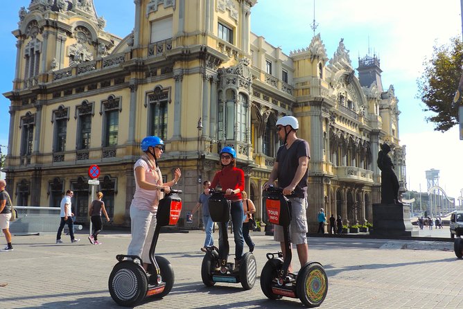 Segway Tour to Sagrada Familia views - Plaça de Tetuan and the Monumental arena