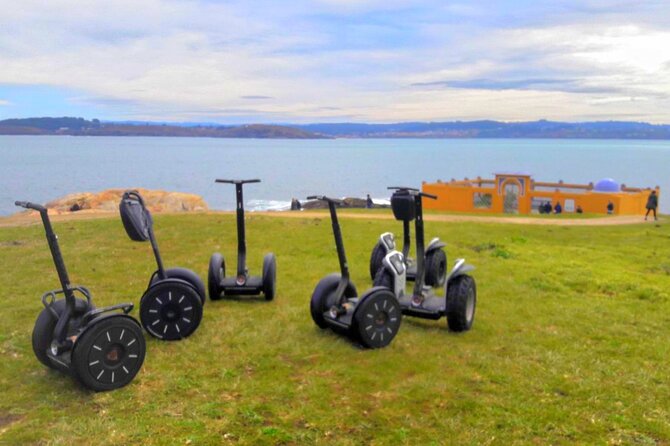 Segway Tour Tower of Hercules - Learning to ride before the route begins