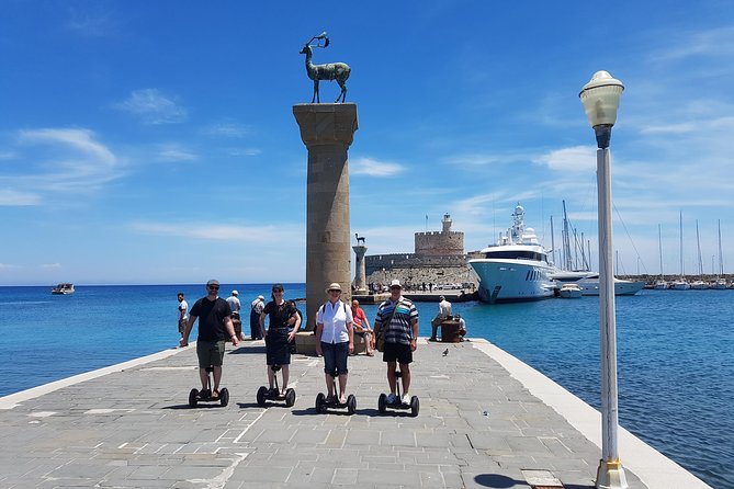 SEGWAY TOURS: Rhodes City & Old Town - Riding a Segway Mini over Rhodes stone streets
