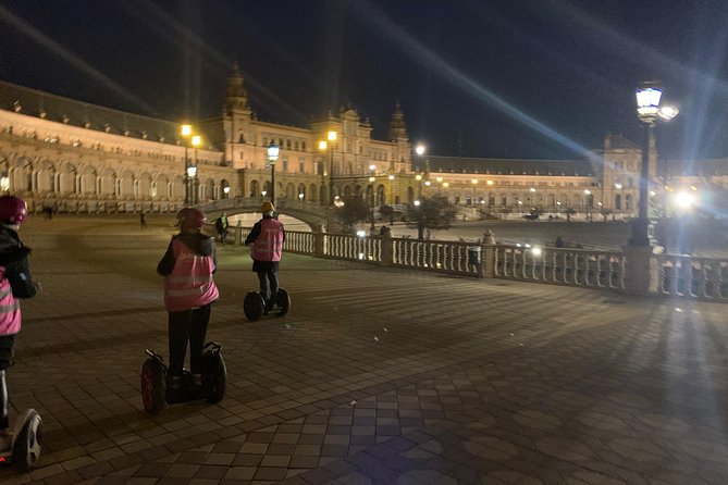 Seville Segway Night Experience - Starting on Calle Arjona with a short Segway lesson