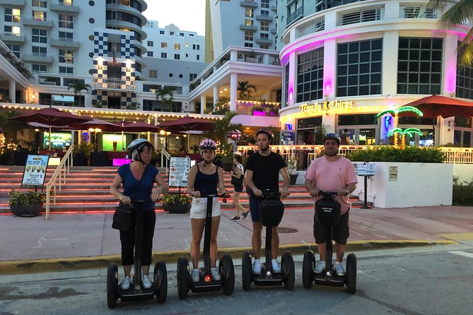 South Beach Panoramic Night Segway Tour - Riding along Ocean Drive after dark