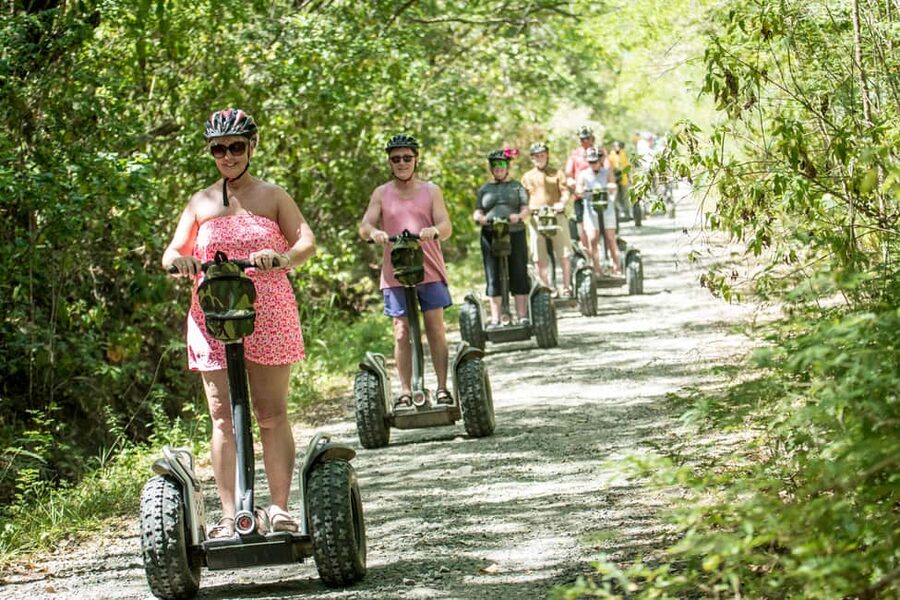St. Lucia: Rodney Bay Village Segway - The nature trail and rugged terrain
