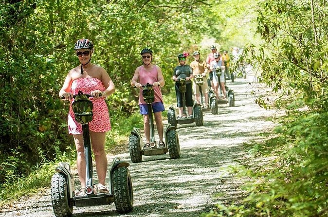 St Lucia Rodney Bay Village Segway Adventure - Learning to ride before the trail