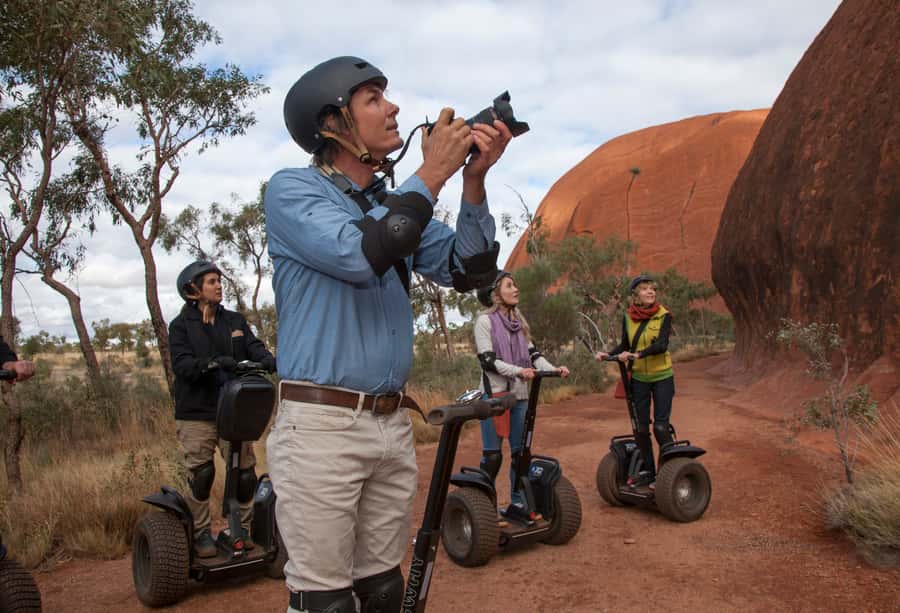 Uluru: Uluru Base Segway Tour - Learning to ride before the rock