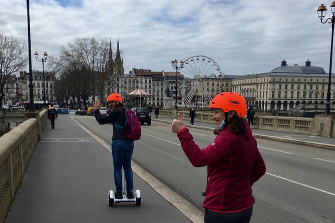 Unusual and ecological ride on a Segway and electric bike in Bayonne - Place Paul Bert and the energy of Bayonne festivals