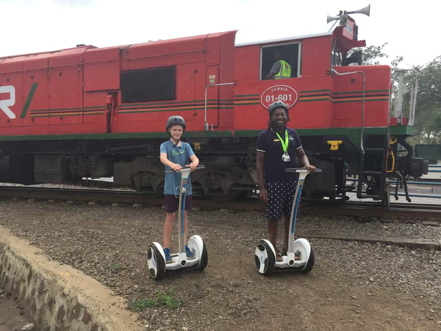 Victoria Falls: Segway Tour - Victoria Falls Bridge and the story of 1904