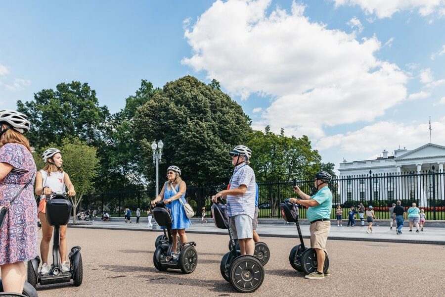 Washington DC: See the City Segway Tour - Lincoln Memorial and the first real break