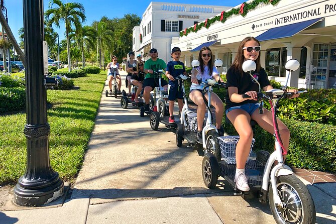 Your Ride Your Adventure Trikes Mopeds Segways and Bike Tour - Cambier Park gives the ride a local setting