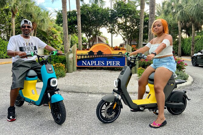 Your Ride Your Adventure Trikes Mopeds Segways and Bike Tour - Naples Pier delivers the Gulf views
